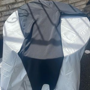 Black Adidas track pants. Size M